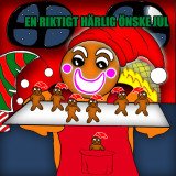 Skimrande snöflingor